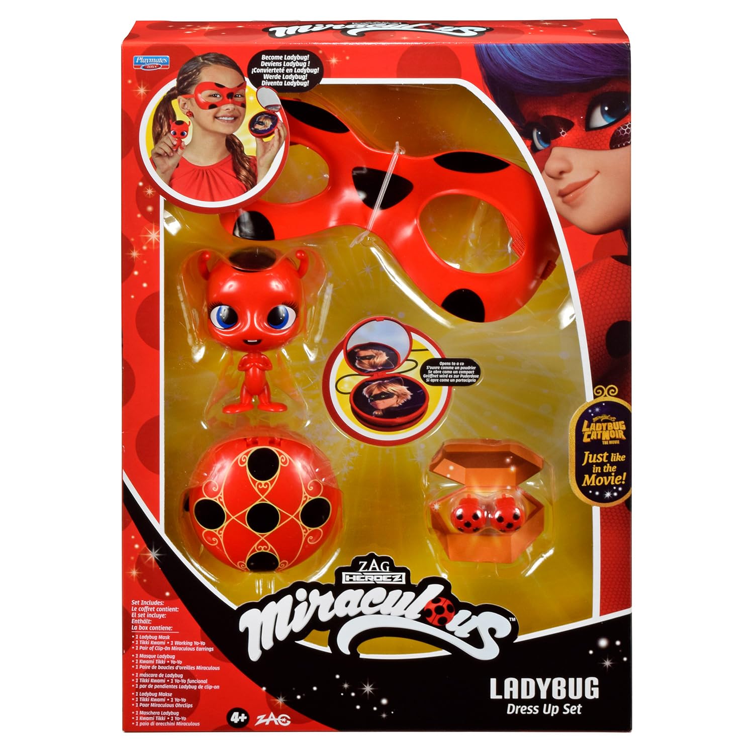 Bandai Miraculous Ladybug set costume trasformazione accessori