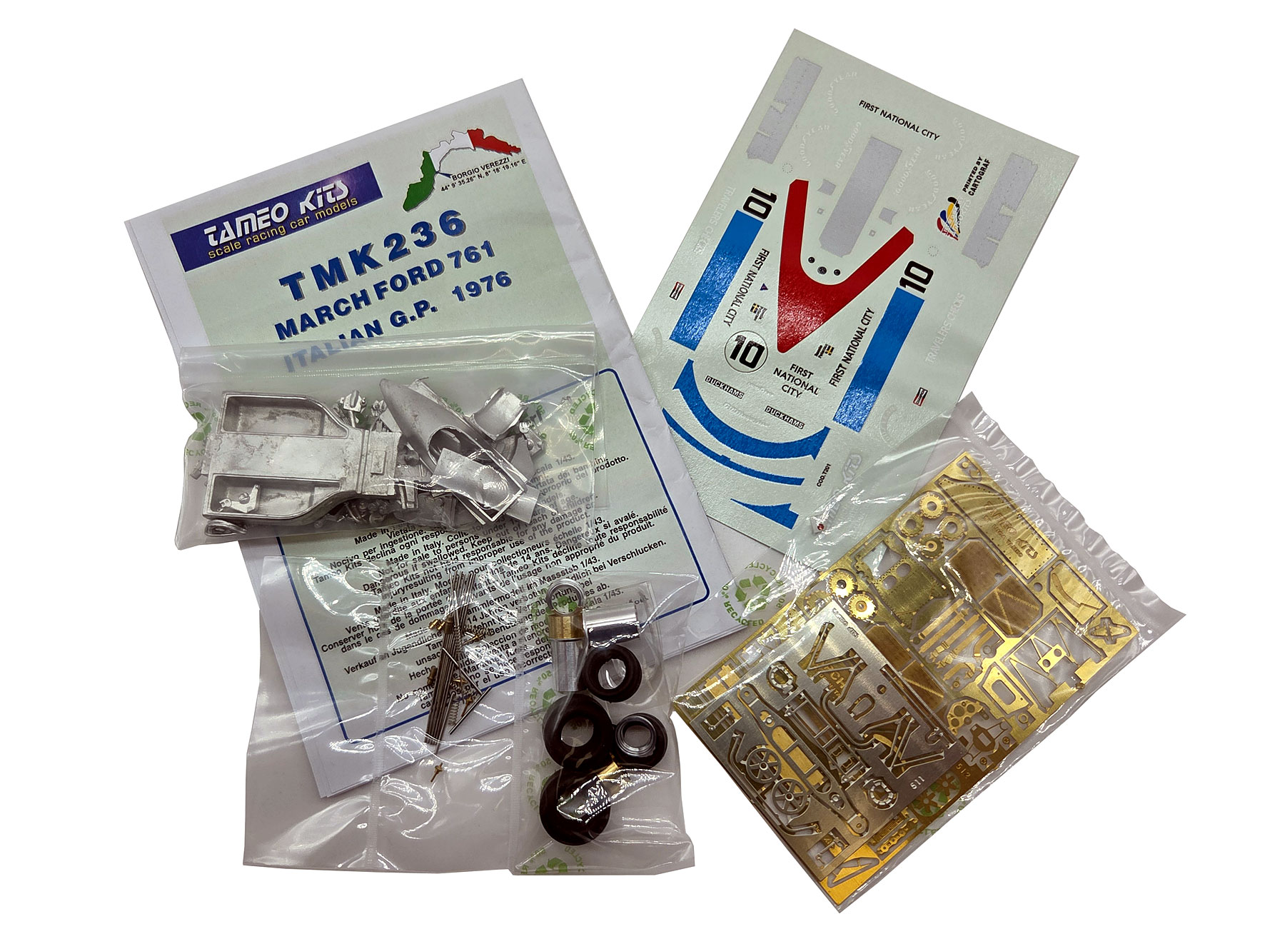 Tameo Kits TMK 236 March 761 kit montaggio GP Italia 1976