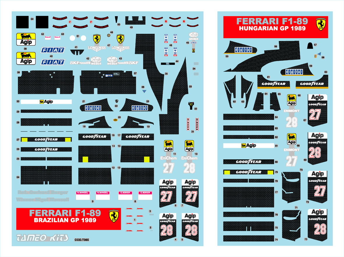 Tameo TMK 371 kit montaggio 1/43 metallo
