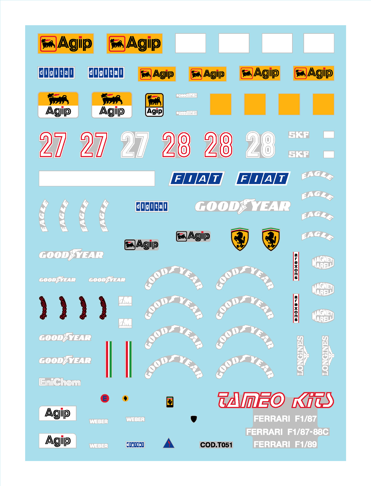 TAMEO Kits TMK 069 modellino da verniciare