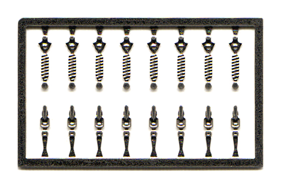 Tameo Kits FT 13 ganci a molla kit dettaglio 16 pezzi anni '50