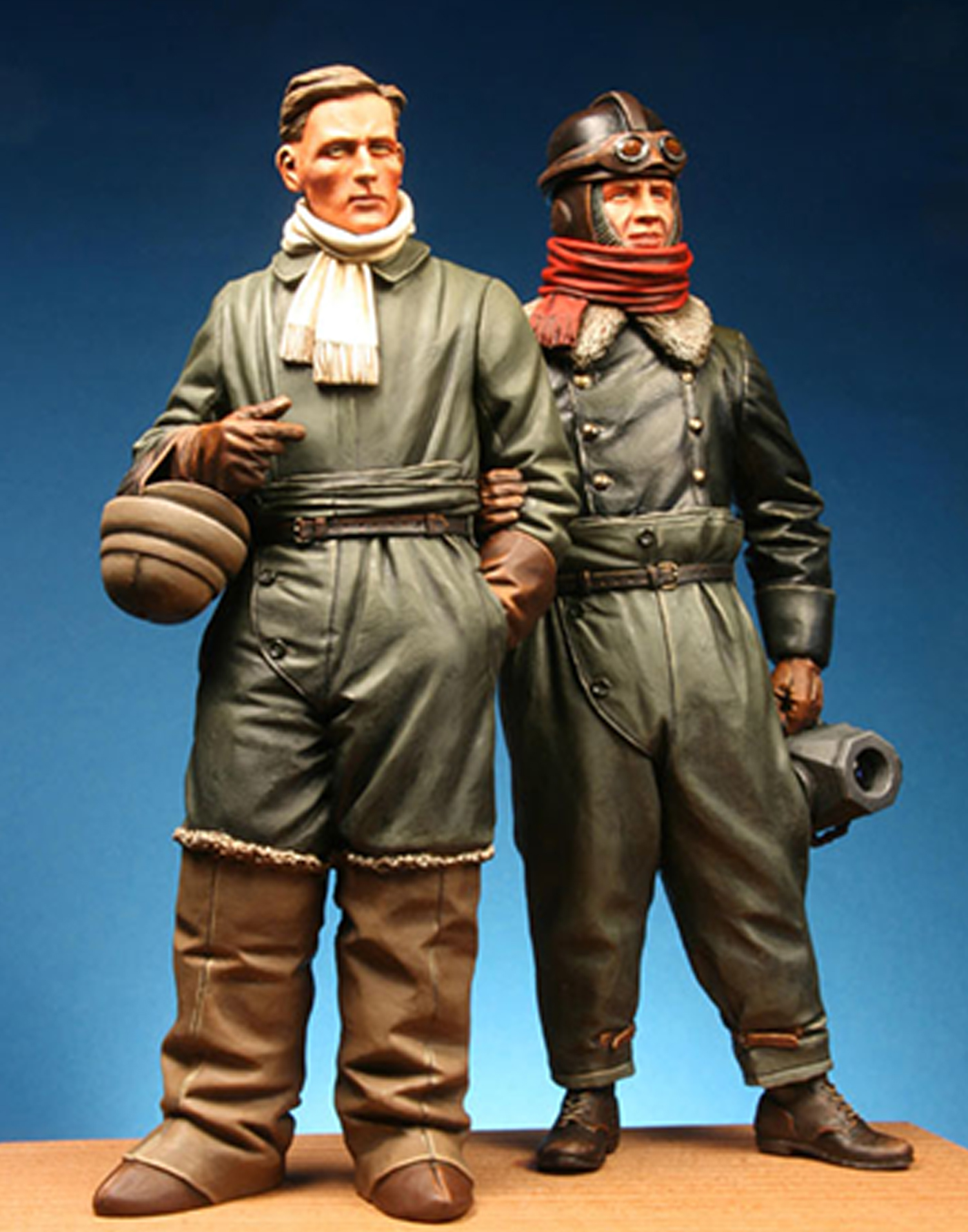 Model Cellar Aviatori Tedeschi Pilot Observer Kit Figure WWI Coppia