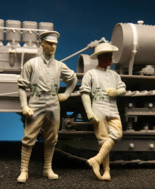Model Cellar WWI British Australian Artillery Crew figurini artiglieria