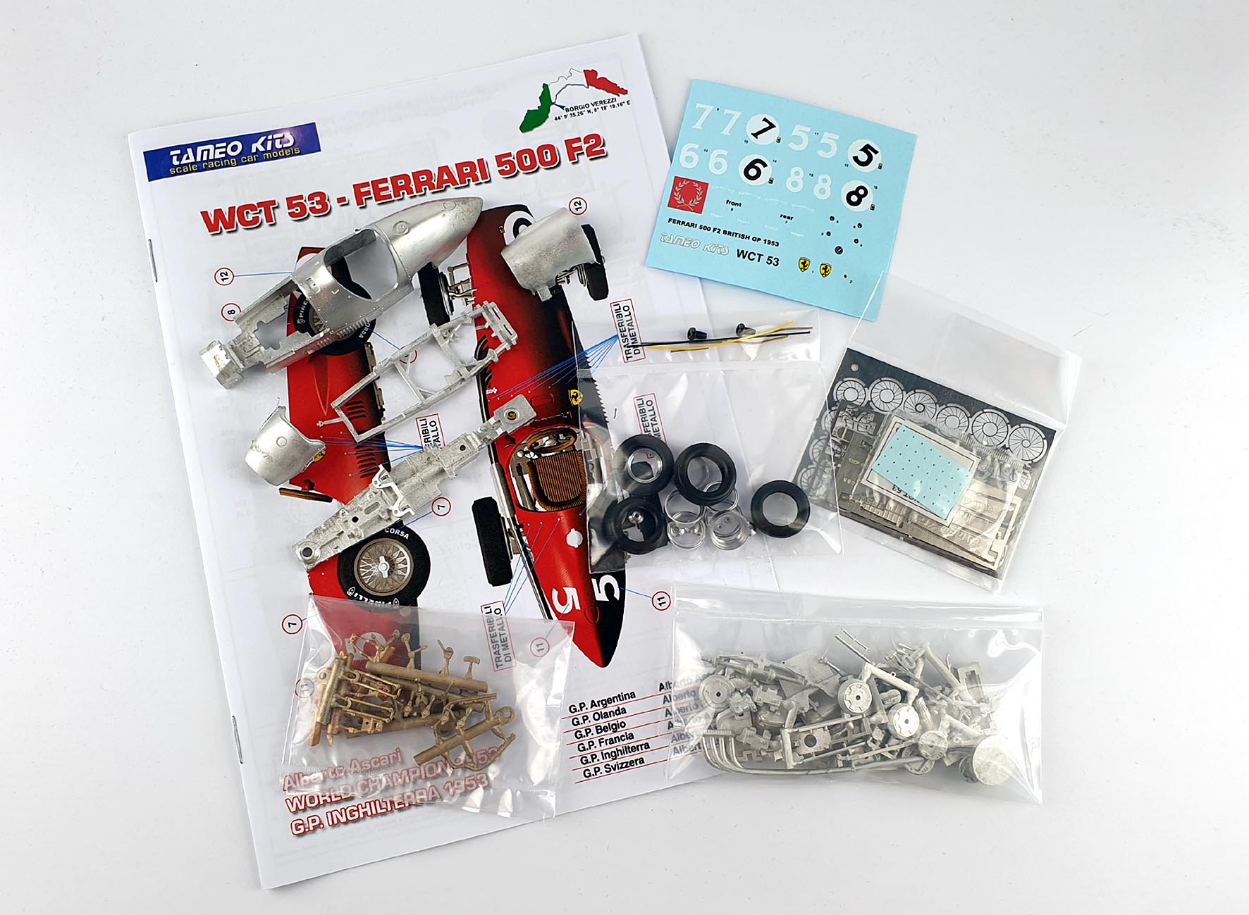 Tameo WCT 53 kit 1/43 in metallo da verniciare