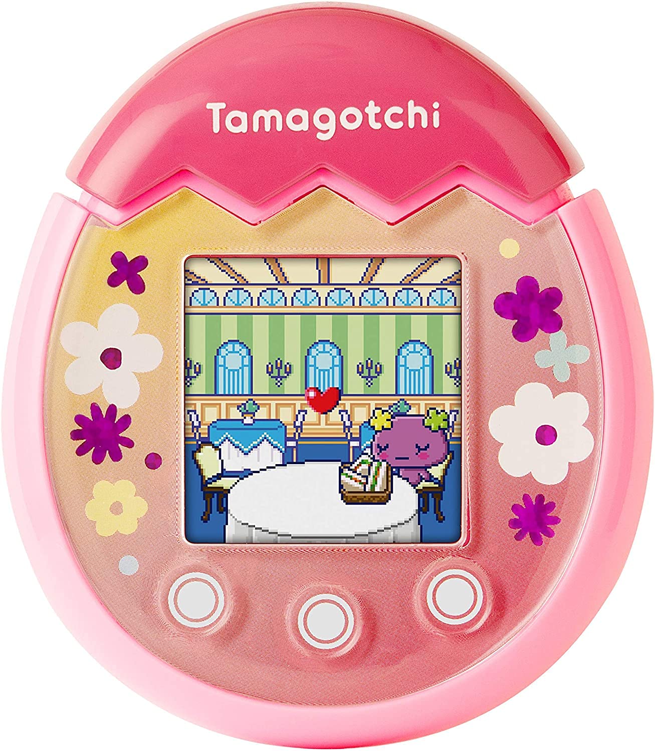 Tamagotchi Pix 42901 animale virtuale Floral rosa con fotocamera