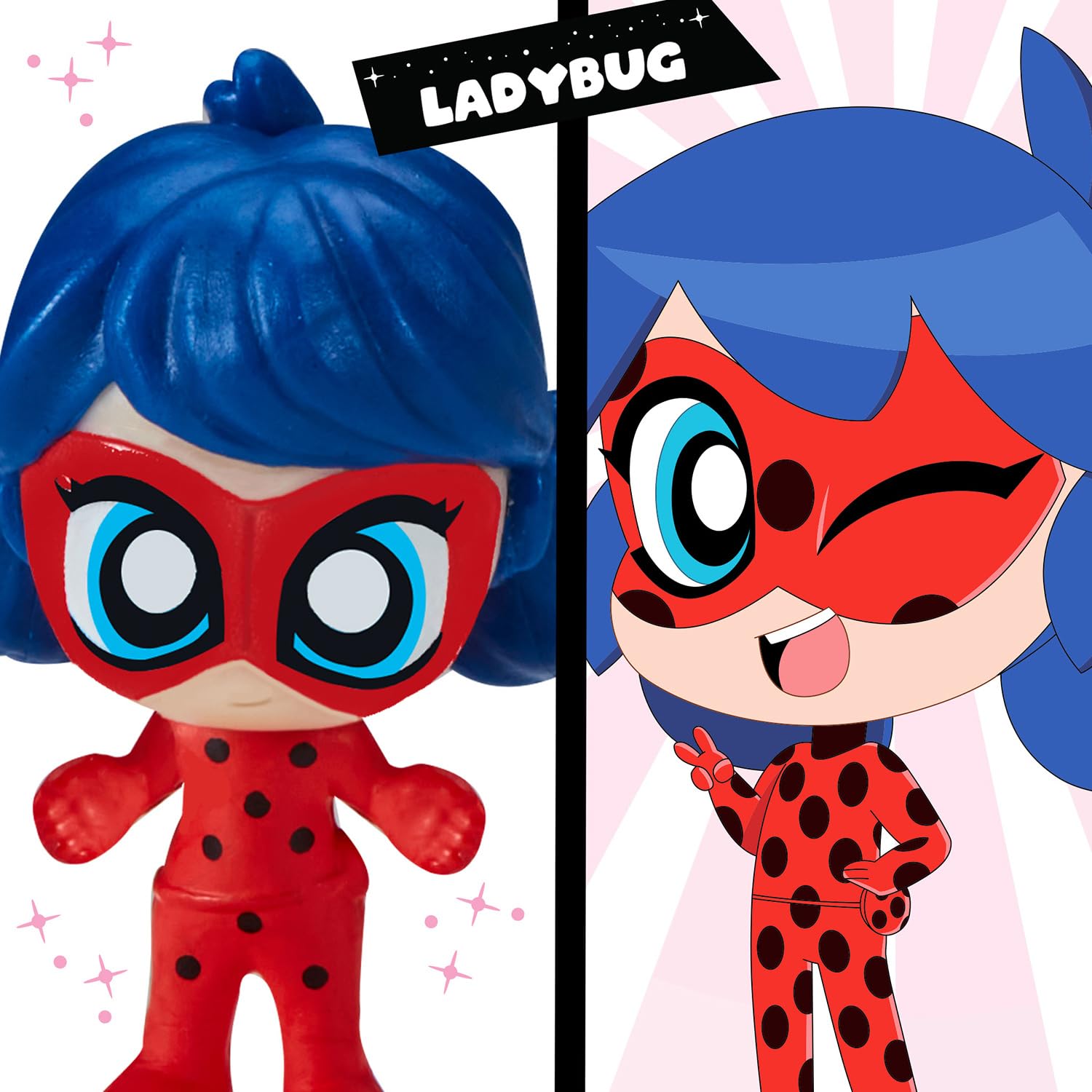 Bandai Miraculous Chibi Parco divertimenti mini playset 2 figure