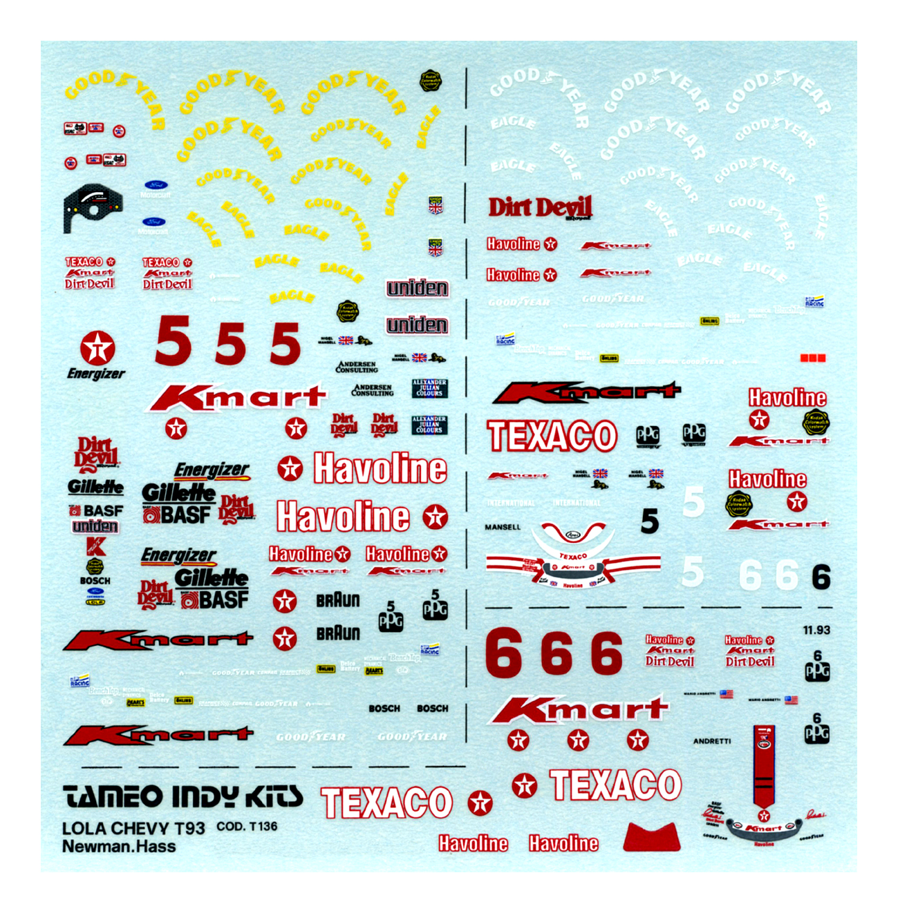 Tameo Kits TIK 022 kit scala 1/43 IndyCar