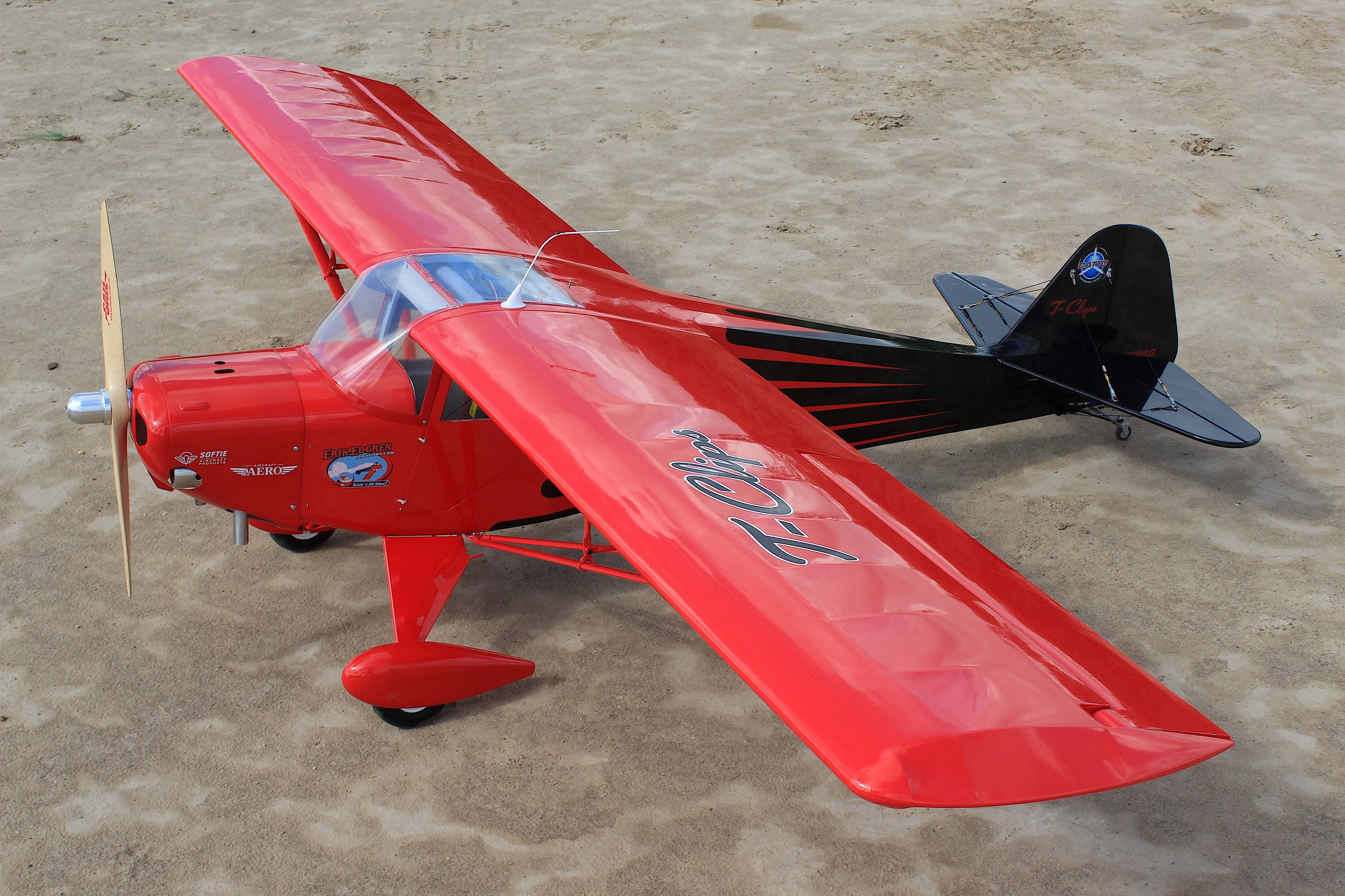 SIG T-Clips 1/4 ARF aereo RC 90" balsa