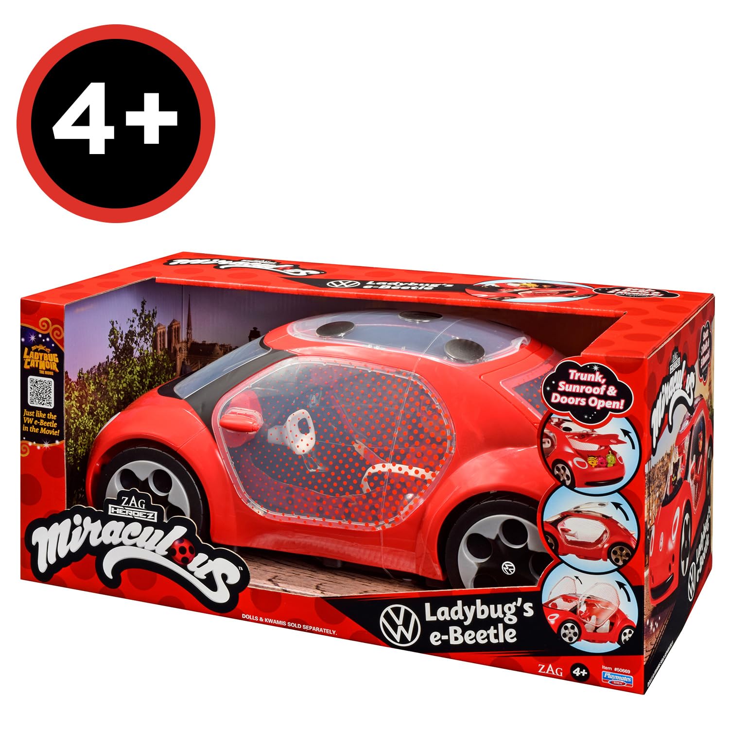 Bandai Miraculous Ladybug e-Beetle auto giocattolo Film
