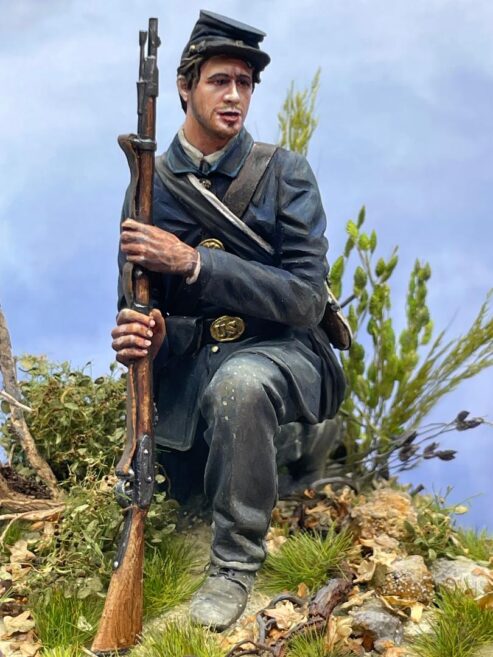 Model Cellar Union Infantryman busto Gettysburg 1863