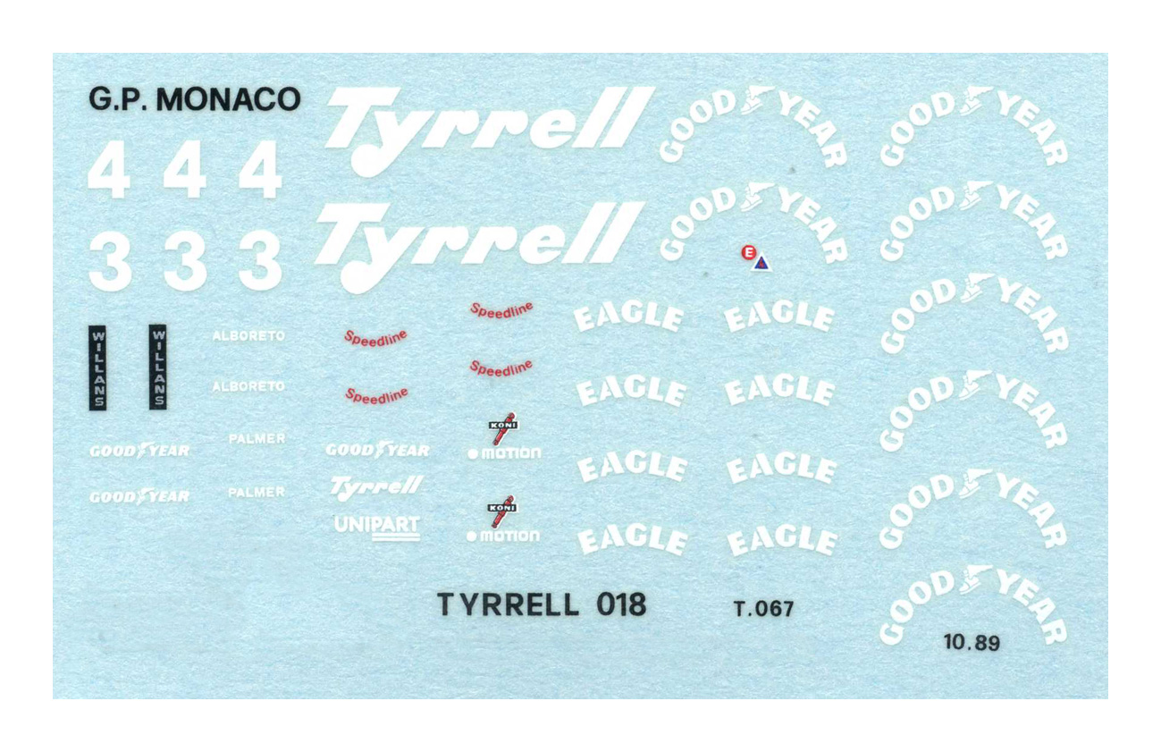 Tameo Kits TMK 095 kit montaggio scala 1/43