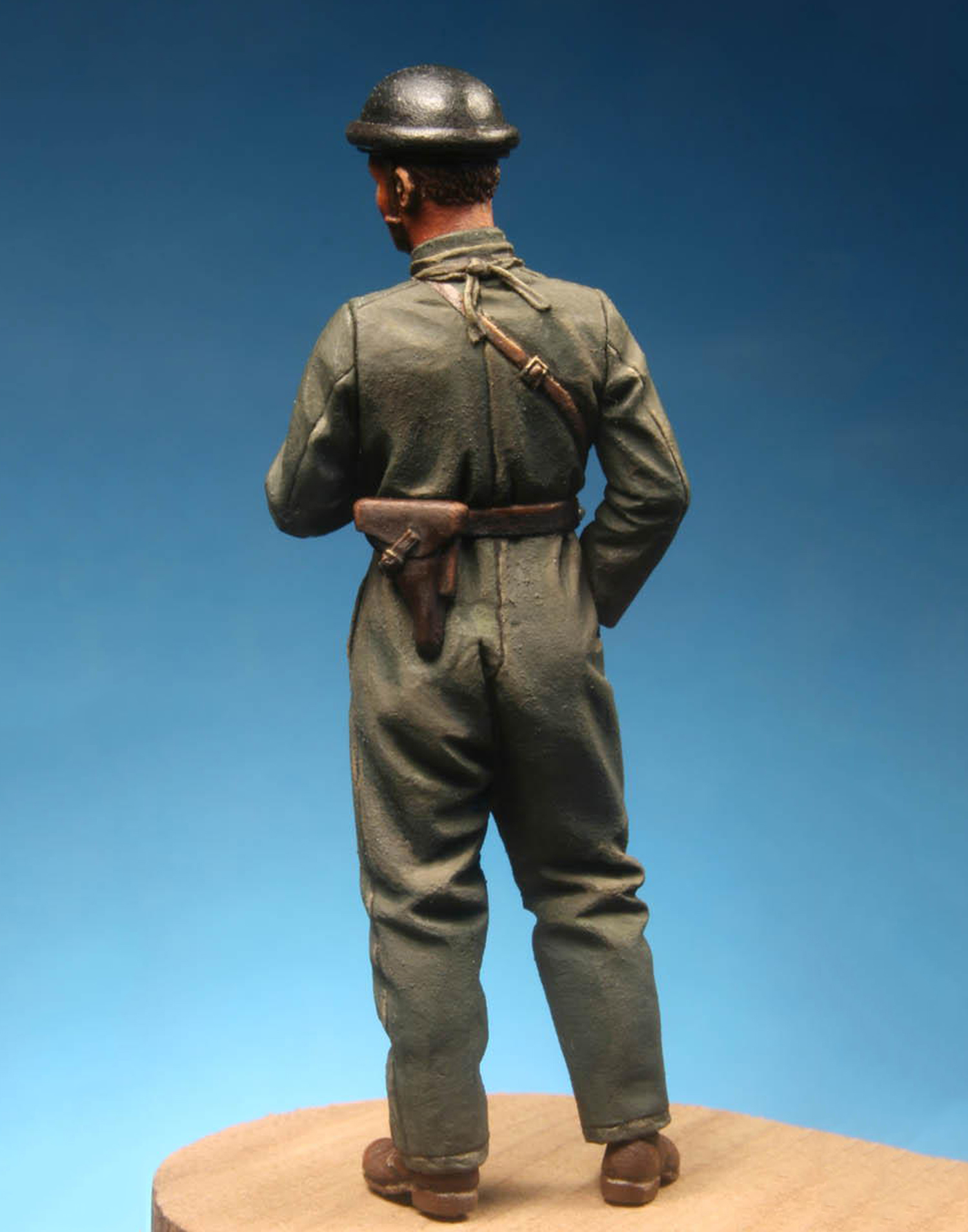 Model Cellar WWI German Tanker in coveralls figurino carrista