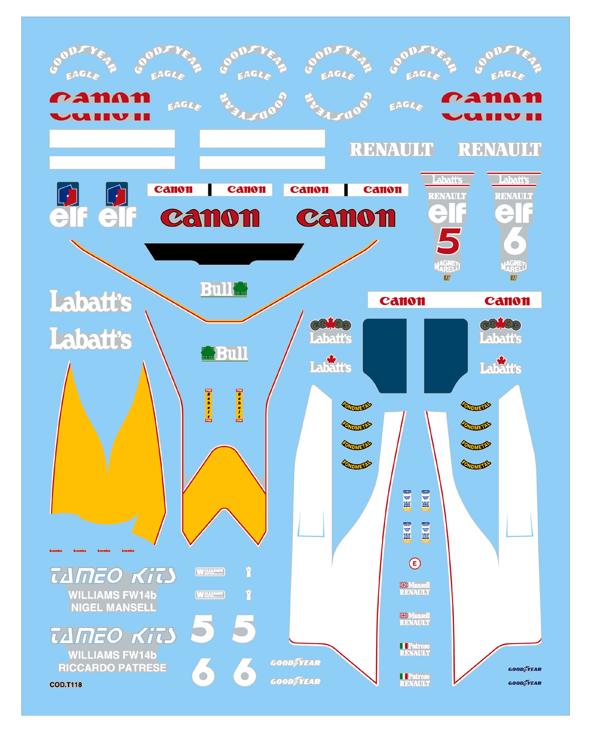 Tameo Kits TMK 153 kit scala 1/43 metallo