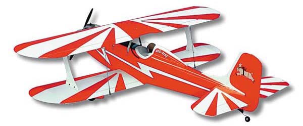 SIG Hog-Bipe kit aeromodello biplano balsa acrobatico
