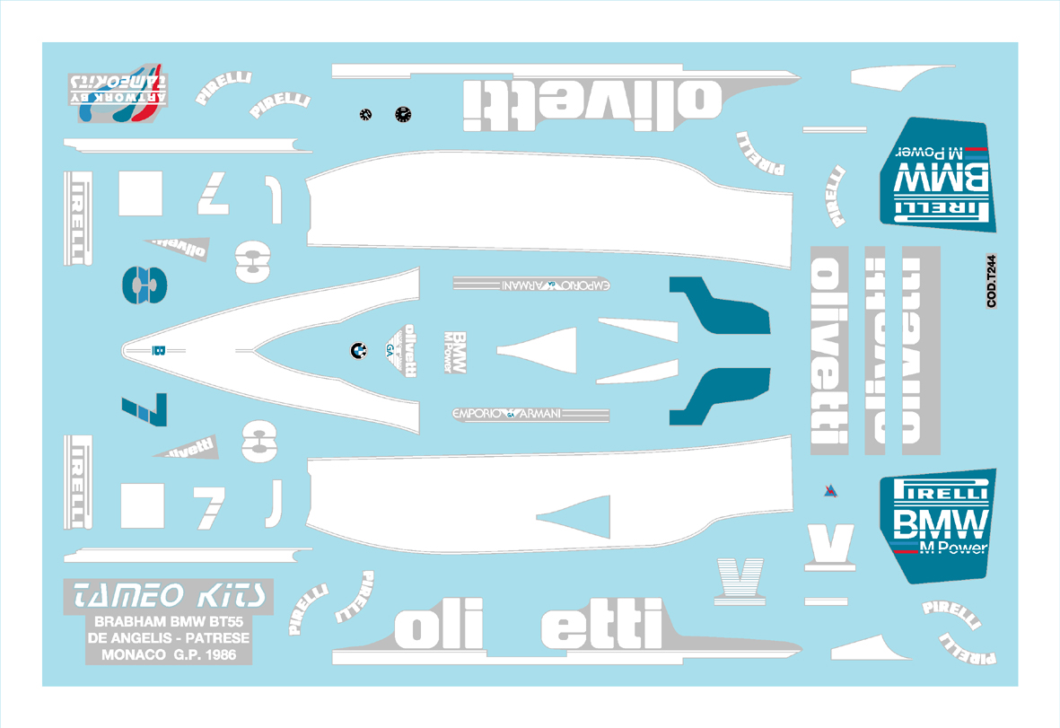 Tameo TMK 267 kit 1/43 in metallo da verniciare