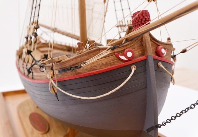 MarisStella Brazzera 1:32 kit modello nave 72cm legno noce