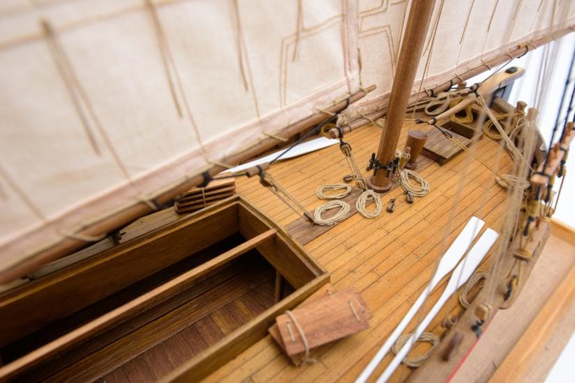 MarisStella Trabaccolo 1:32 kit nave legno interni arredati