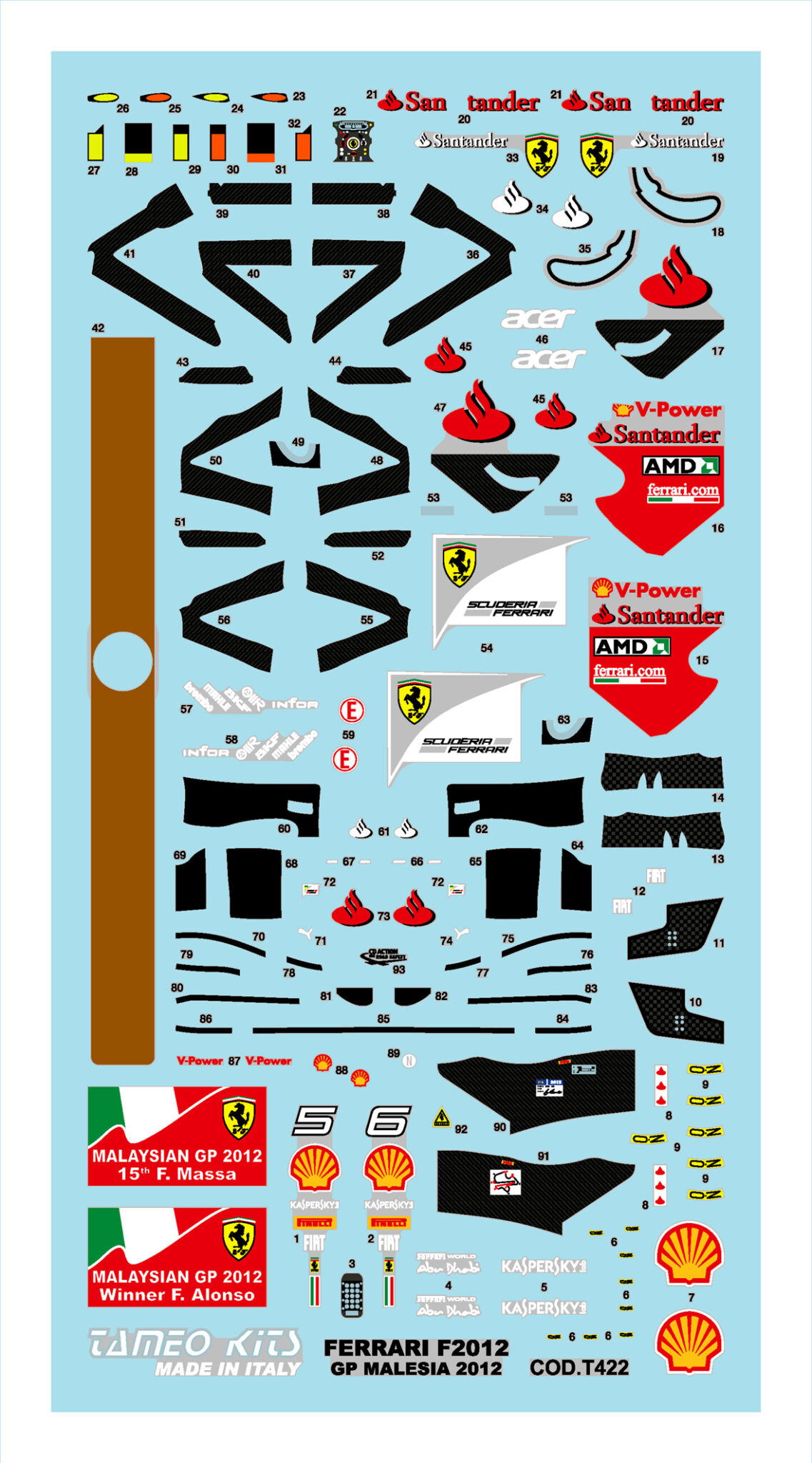 TAMEO Kits TMK 405 Kit 1/43 Metallo Bianco