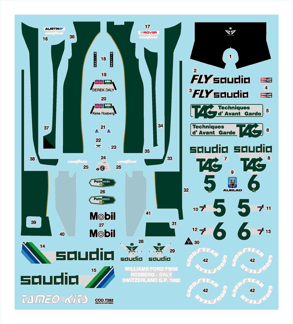 Tameo Kits TMK 302 kit montaggio 1/43