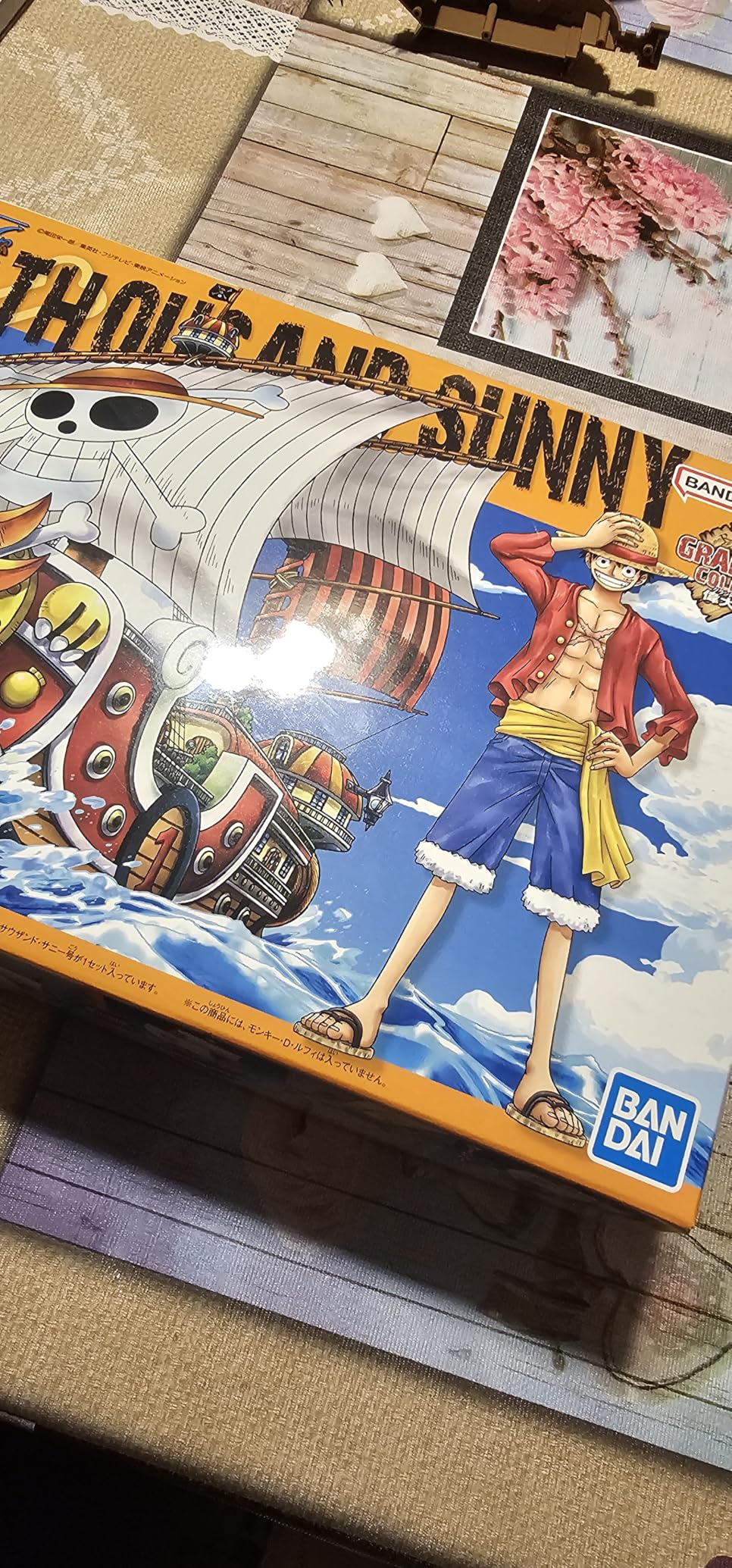Bandai One Piece Grand Ship Collection Thousand Sunny modello nave 15cm