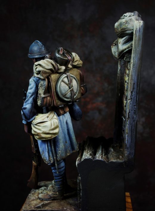 Model Cellar WWI French Poilu 1916 modellino fante francese