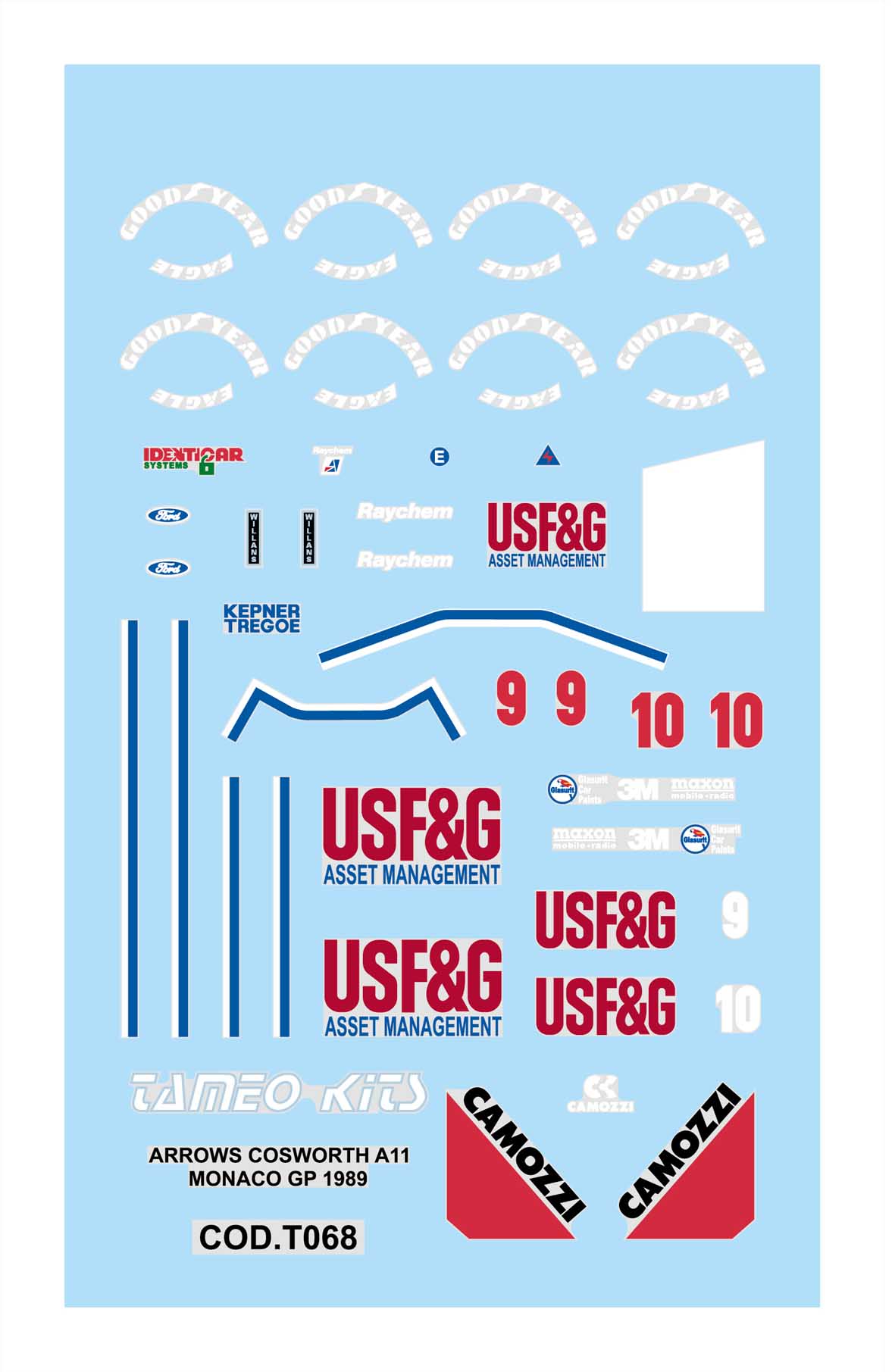Tameo Kits TMK 100 kit montaggio 1:43 metallo