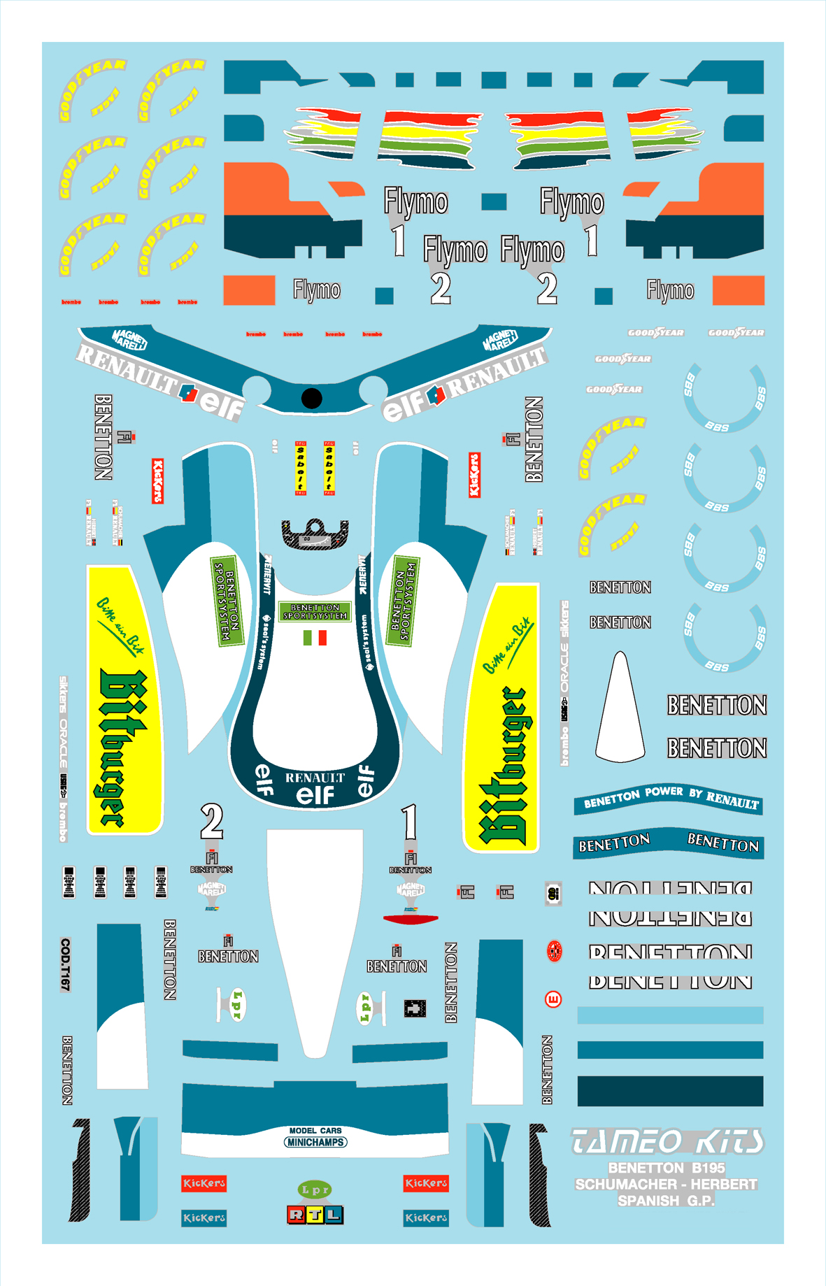 Tameo Kits TMK 200 kit montaggio 1/43 metallo