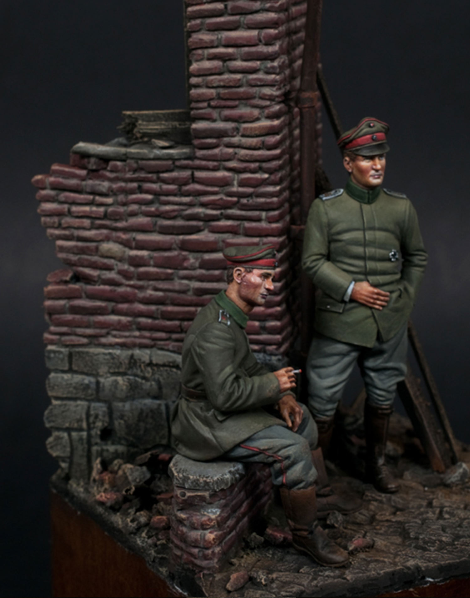 Model Cellar WWI German Infantry Officer figurino WWI