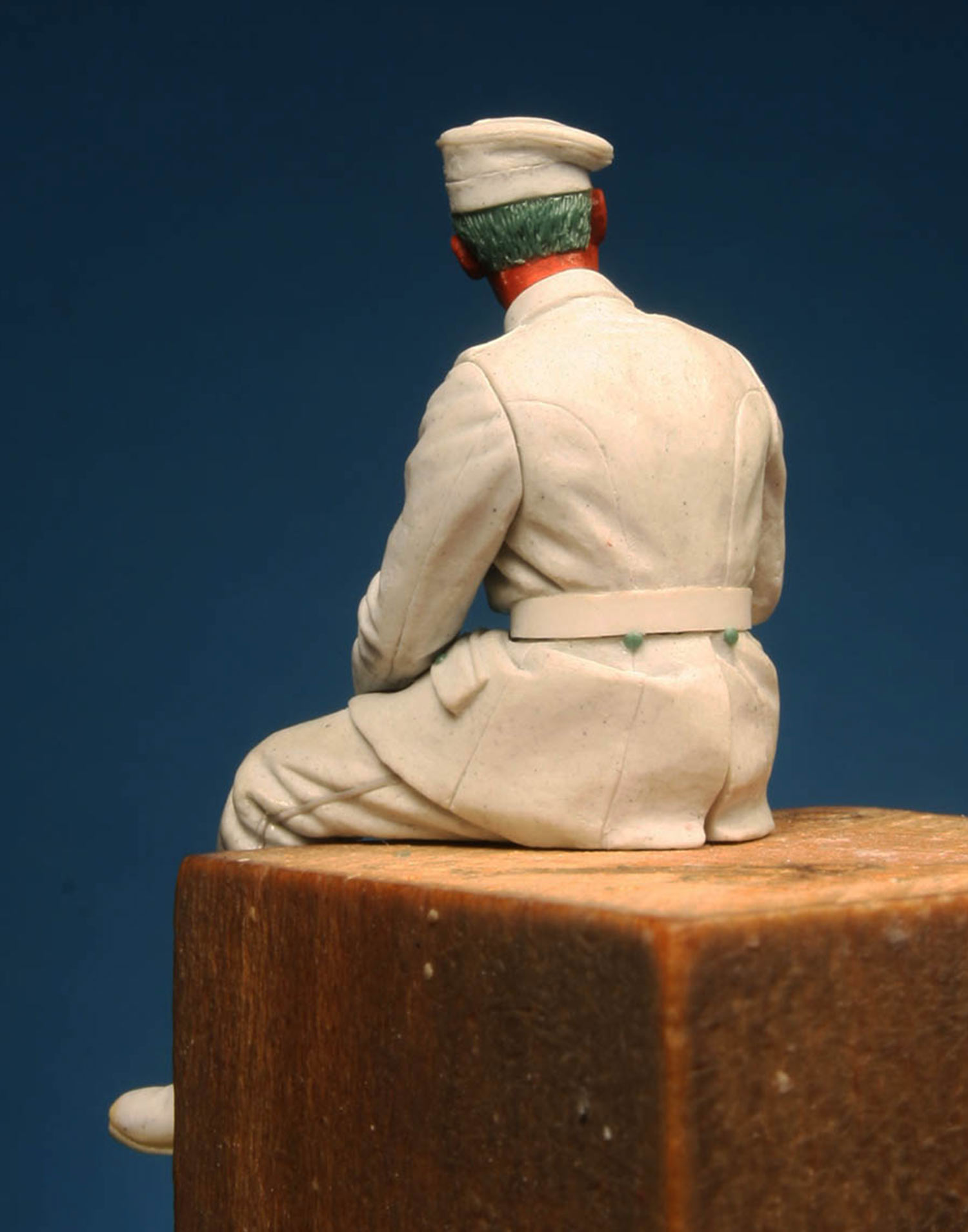 Model Cellar WWI German Seated figurino fanteria