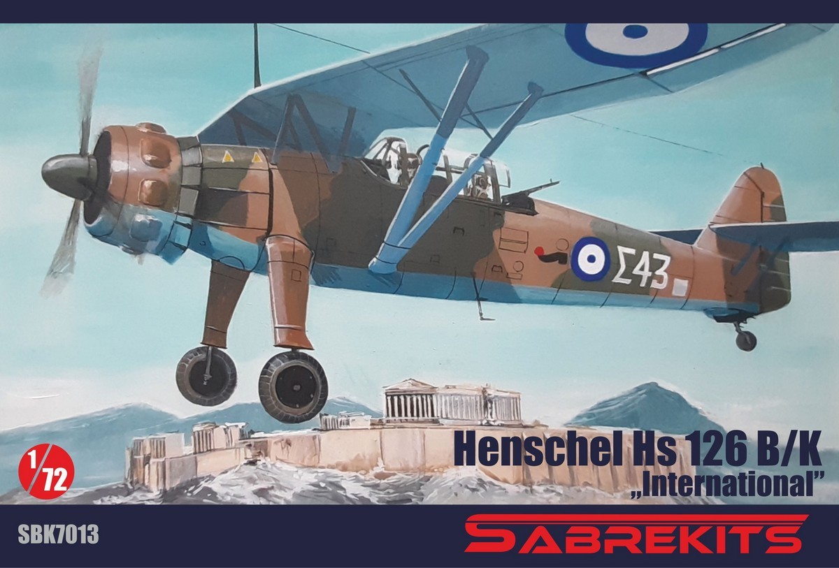 Sabre Kits Henschel Hs 126B/K International kit modello 1:72