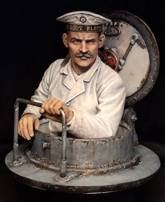 Model Cellar WWI German Submarine Crewman figurino marina