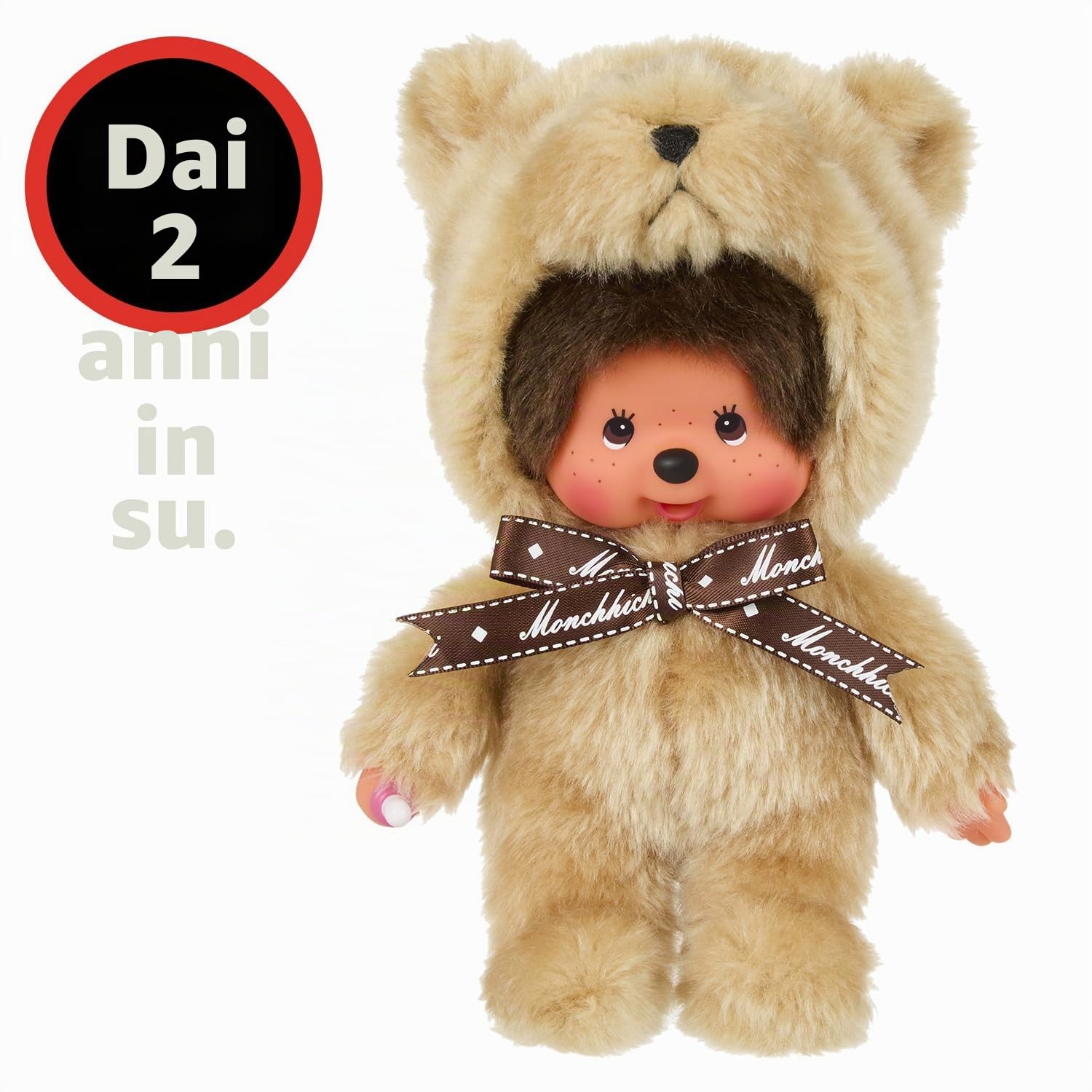 Monchhichi peluche orsacchiotto 20 cm morbido