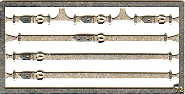 Tameo FT 16 ganci cuoio anni ’50 6 pezzi