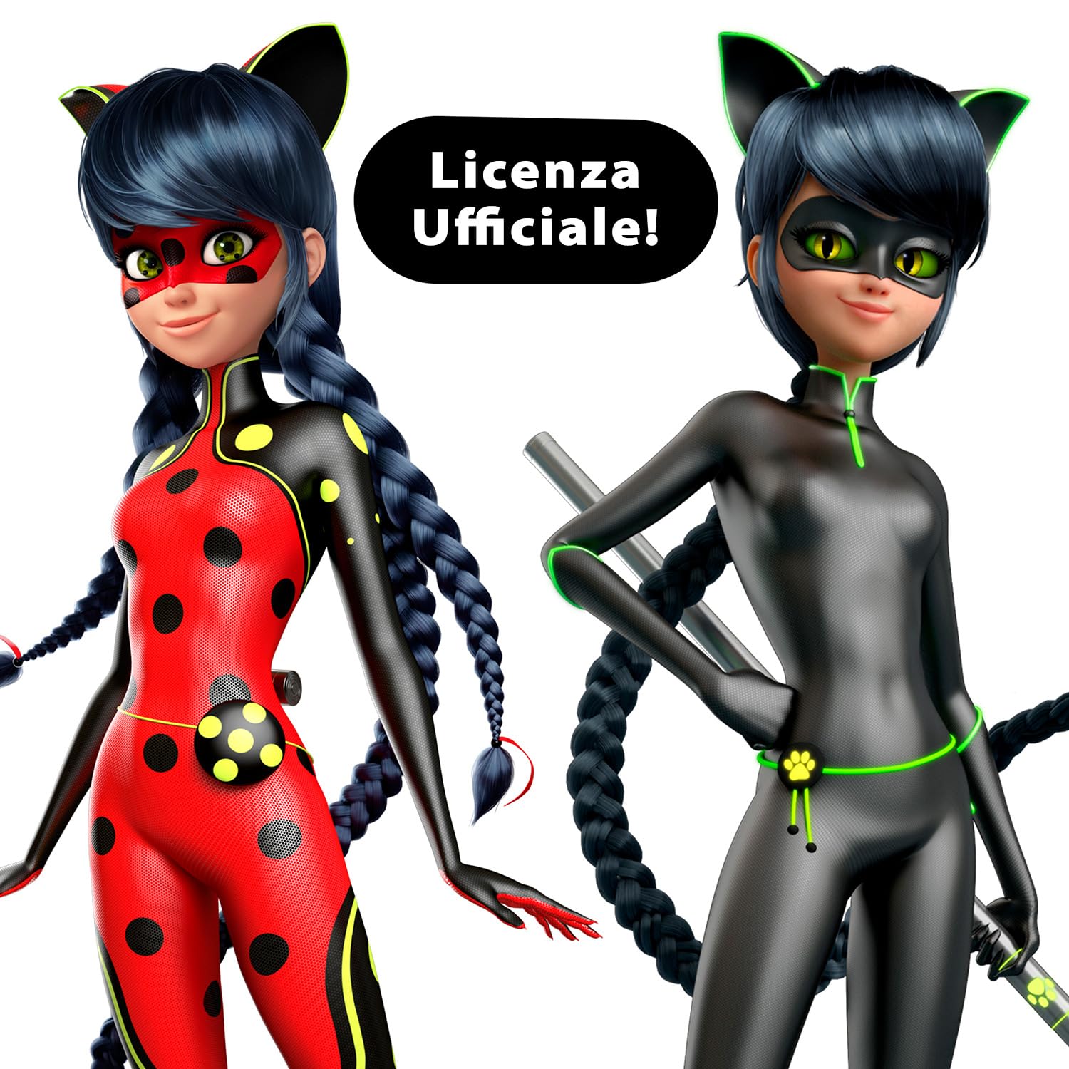 Bandai Miraculous Ladybug Trasformante bambola 26 cm Lady Noire