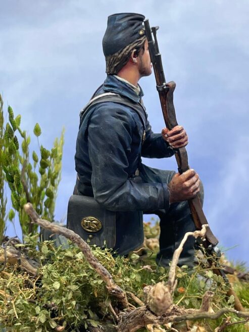 Model Cellar Union Infantryman busto Gettysburg 1863