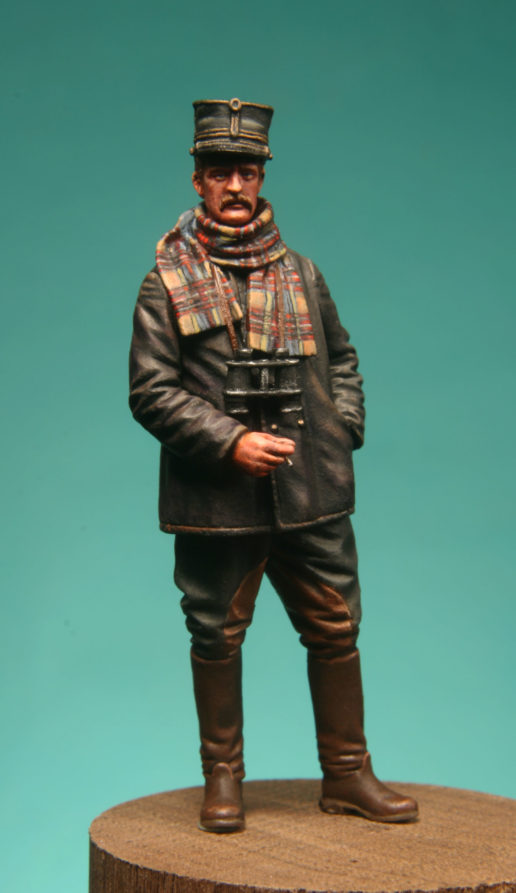 Model Cellar WWI Belgian Armored Car Crewman 1 figurino carrista