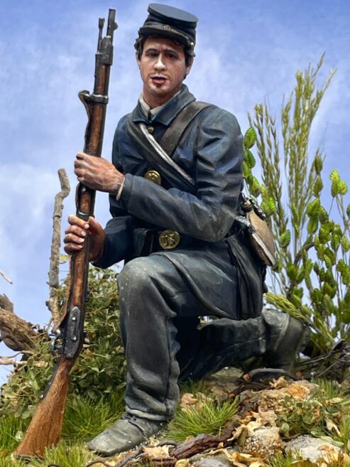 Model Cellar Union Infantryman busto Gettysburg 1863