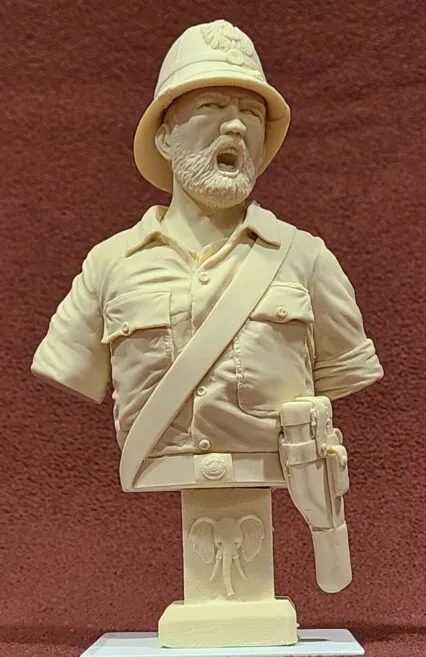 Model Cellar WWI Schutztruppe East Africa busto elmetto