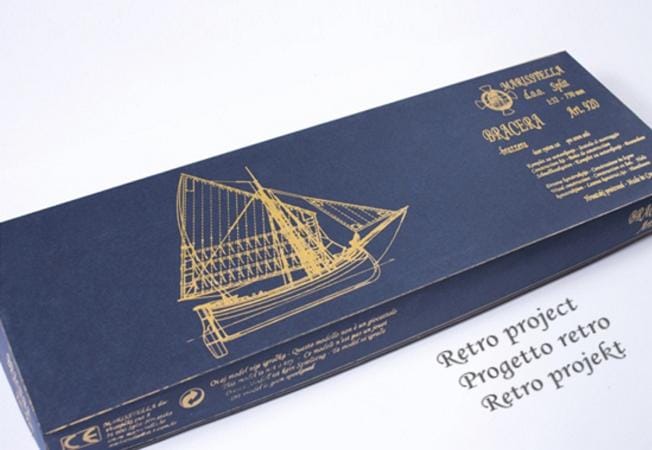 MarisStella Brazzera kit nave legno 1:32 adriatica