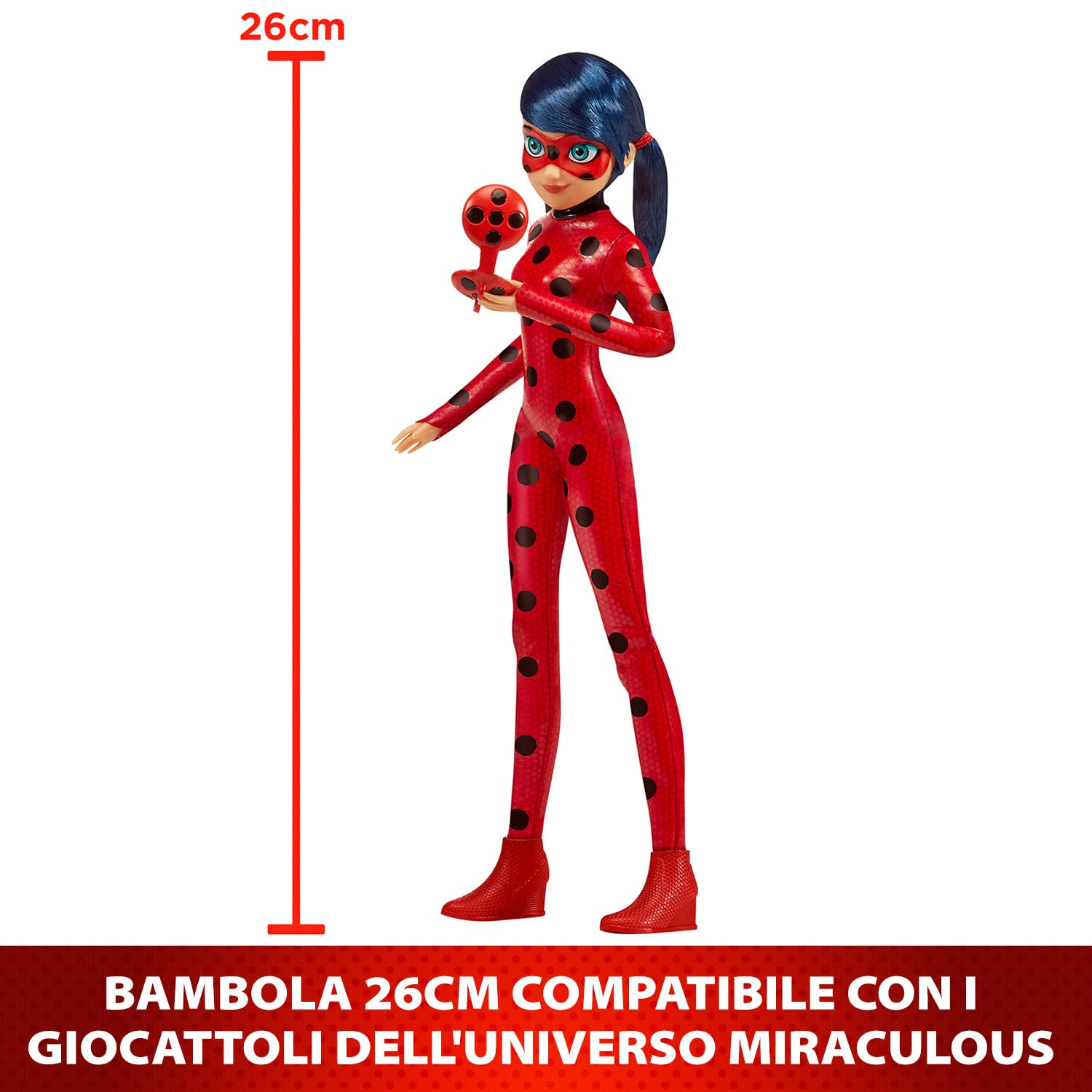 Miraculous Ladybug Fashion Doll bambola 26 cm multicolore