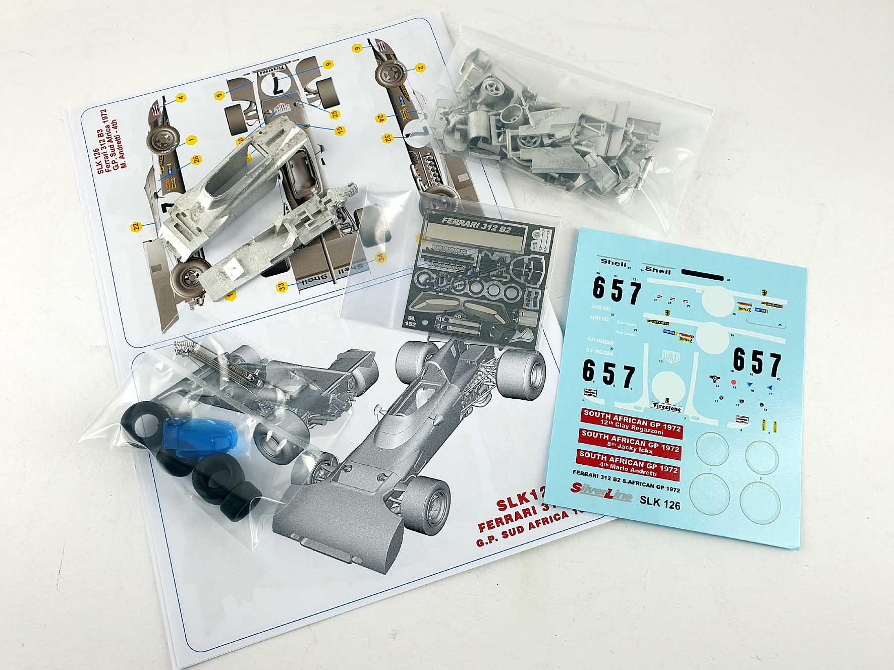 Tameo Kits SLK 126 kit montaggio scala 1/43 metallo