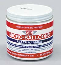 SIG Micro-Balloons microsfere stucco leggero 2 oz