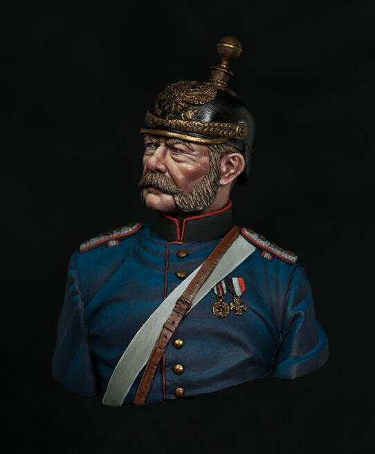 Model Cellar Prussian Artillery Captain Franco-Prussian War figurino