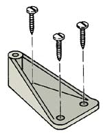 SIG supporto ruotino sterzante 1/16 hardware coda