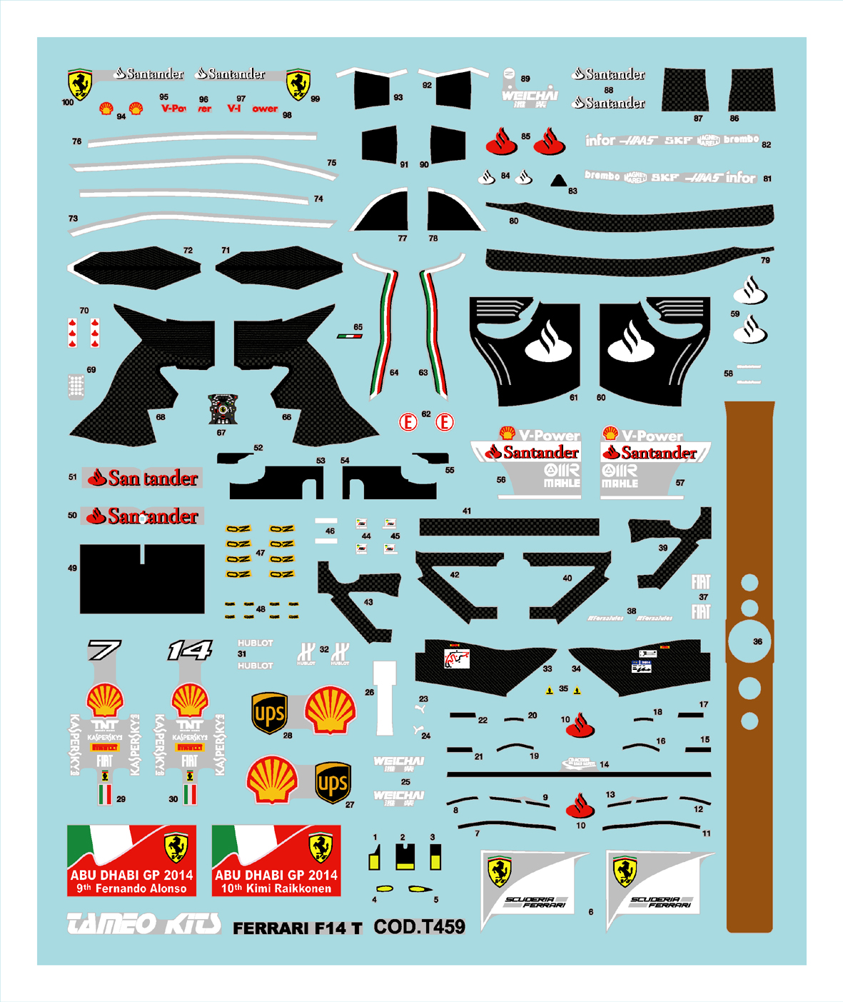 Tameo Kits TMK 427 kit auto 1/43 da verniciare