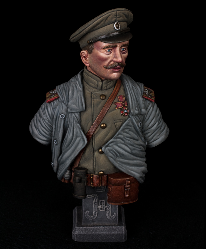 Model Cellar Russian Officer 1914 busto in resina