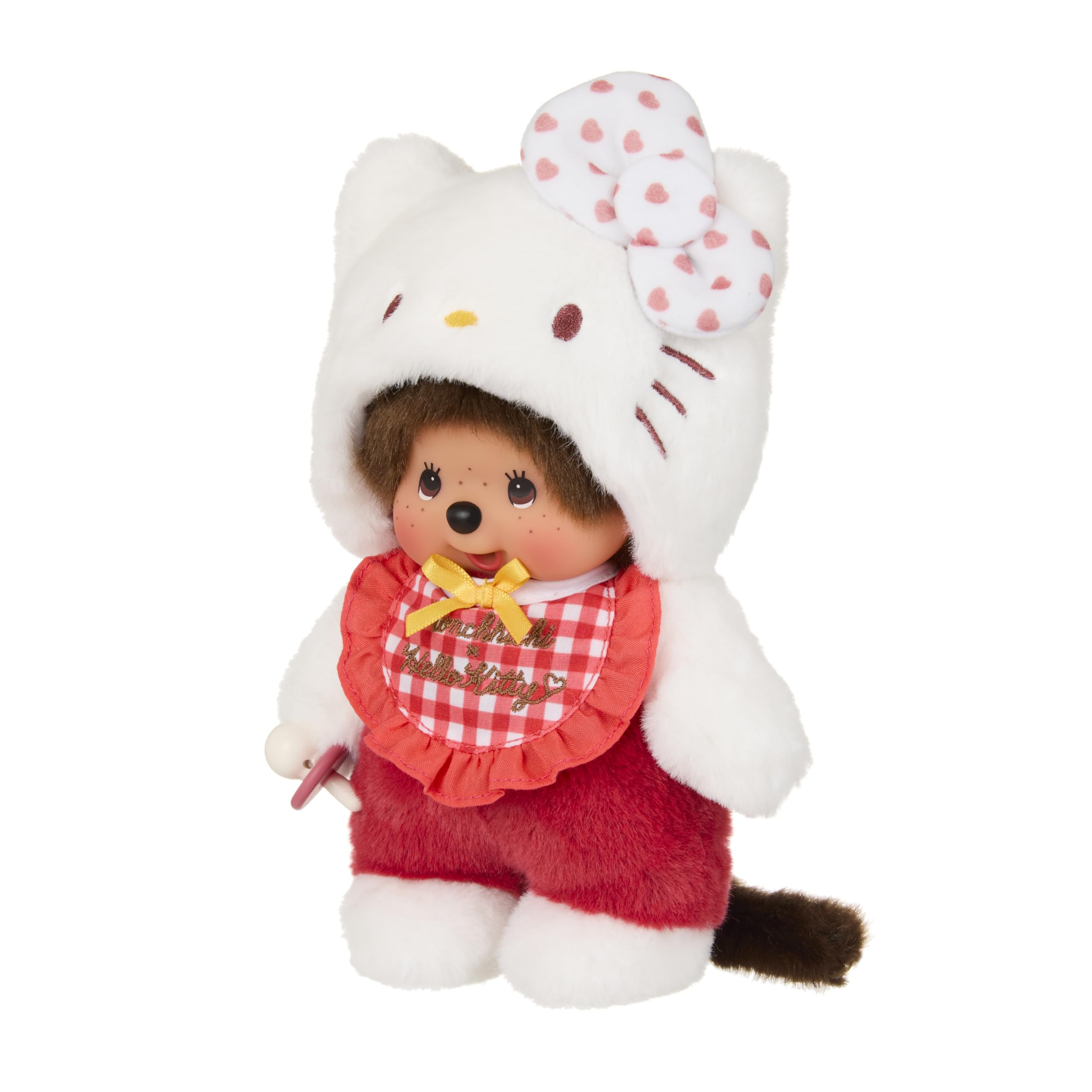 Monchhichi Hello Kitty peluche bianco 20 cm SE205882 morbido