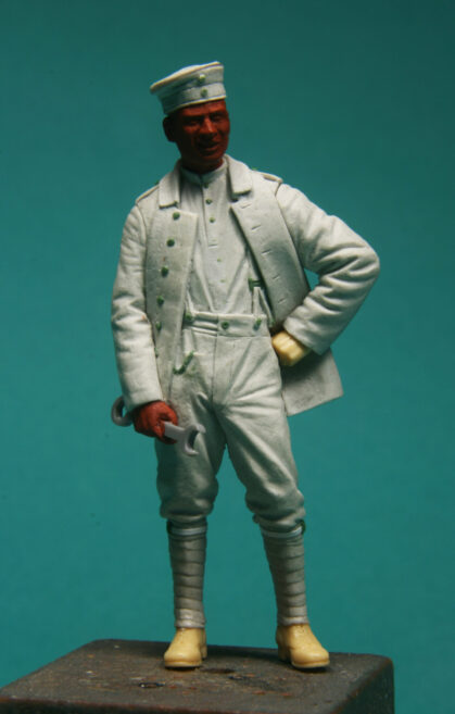 Model Cellar WWI German Aircraft Mechanic figurino meccanico