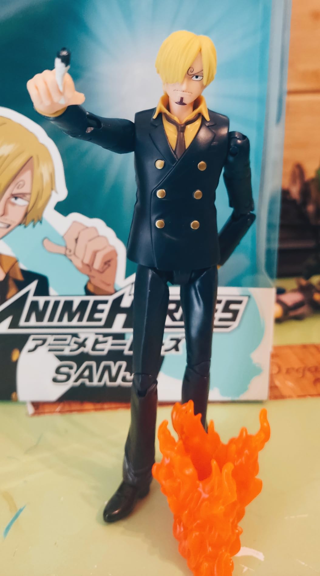 Bandai Anime Heroes 36933 action figure Sanji 17 cm snodata