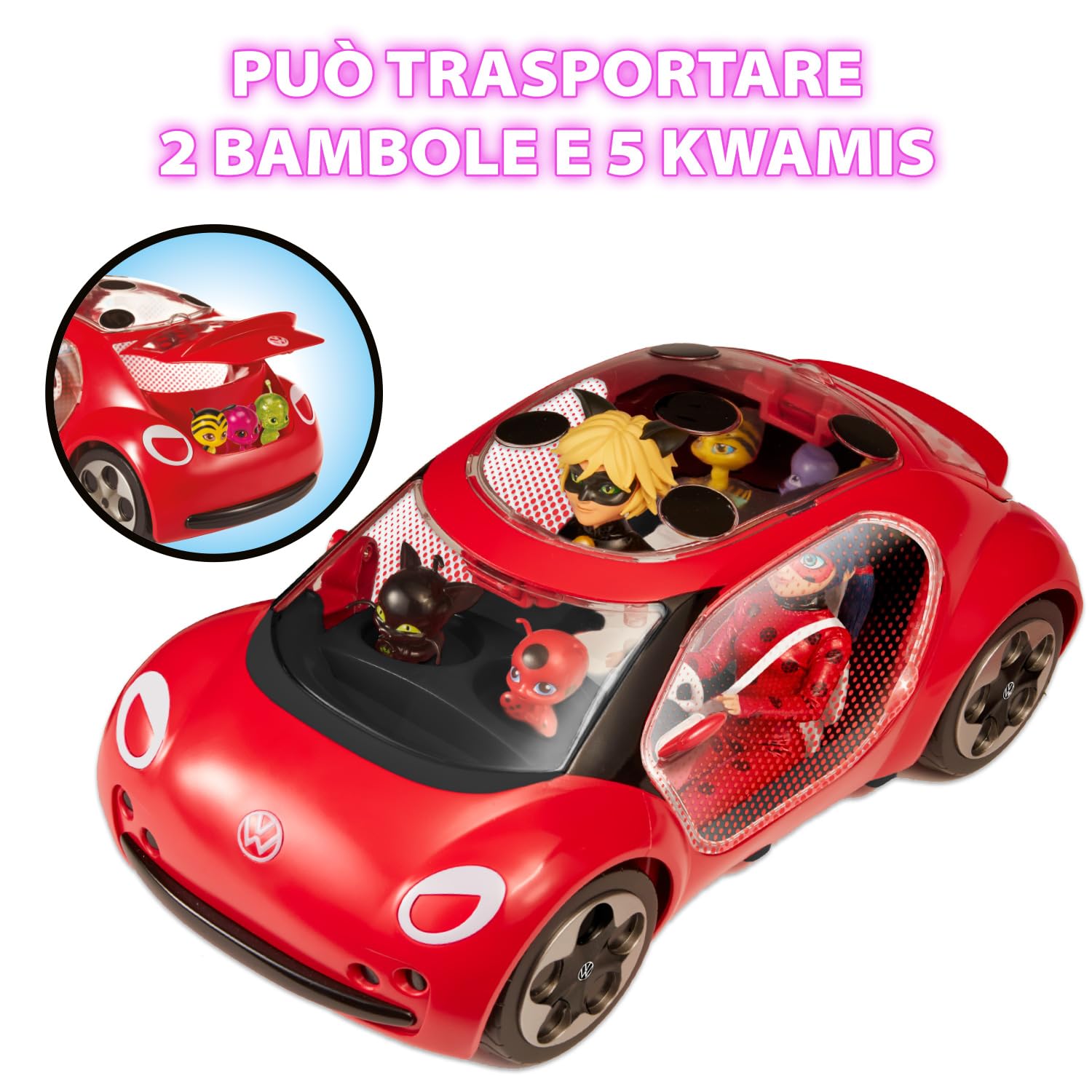 Bandai Miraculous Ladybug e-Beetle auto giocattolo Film